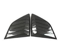Spoiler laterali lunotto posteriore Per VW Per Golf 5 Per MK5 2017-2022 UNA Coppia Car Rear Side Window Shutter Copertura Trim Finestra Feritoia Side Air Vent Trim Auto Spoiler(Carbon Fiber Look)
