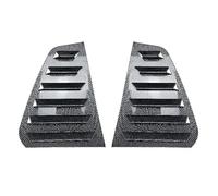 Spoiler laterali lunotto posteriore Per VW Per Golf 7 Per Golf 7.5 Per MK7 Per 7.5 Finestre Posteriori Prese D'aria Laterali Otturatore Feritoia Copertura Trim Body Kit Auto Spoiler(Carbon Look)