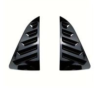Spoiler laterali lunotto posteriore Per VW Per Polo Per MK5 Per 6R Per 6C 2011-2017 Coppia Auto Finestra Laterale Feritoia Copertura Cieca Otturatore Lato Vent Trim(Glossy Black)