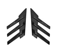 Spoiler laterali lunotto posteriore Universale 2 Pezzi Parabrezza Posteriore Auto Spoiler Laterale Alettone Posteriore Rivestimento Prese D'aria Laterali Decorazione Generale(Gloss Black)