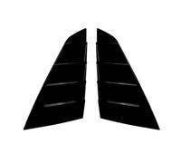 Spoiler Lunotto Posteriore Per Ford Per Mustang 2024 2025 2x ABS Car Rear Feritoia Finestra Laterale Della Copertura Dell'otturatore Trim Adesivo Accessori(Gloss Black)