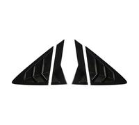 Spoiler Lunotto Posteriore Per Hyundai Per Verna 2010-2016 2 Pezzi Car Rear Window Side Vent Shutter Feritoia Copertura Trim Accessori Esterni(Gloss Black)