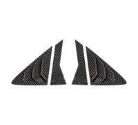 Spoiler Lunotto Posteriore Per Hyundai Per Verna 2010-2016 2 Pezzi Car Rear Window Side Vent Shutter Feritoia Copertura Trim Accessori Esterni(Carbon Look)