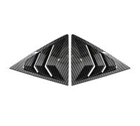 Spoiler Lunotto Posteriore Per Mazda 6 2002 2003 2004 2005 2006 2007-2016 2 Pezzi ABS Finestra Posteriore Shutter Cover Trim Feritoia Side Vent(Carbon Look)