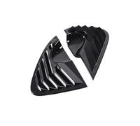 Spoiler Lunotto Posteriore Per Seat Per Leon Per MK2 2008-2012 2 Pezzi Triangolo Posteriore Finestra Spoiler Feritoia Copertura Otturatore(Black)