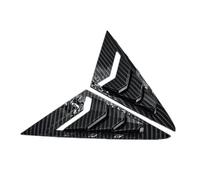 Spoiler Lunotto Posteriore Per VW Per Golf 7 Per Golf 7.5 Per MK7 Per MK7.5 2014-2020 2 Pezzi Triangolo Anteriore Finestra Feritoia Otturatore Laterale Copertura(Carbon Fibre Pattern)