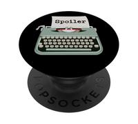 Spoiler Macchina da scrivere divertente PopSockets PopGrip Adesivo