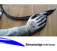 Spoiler Matt NERO Slim Bordo Di Distacco Adatto Per Opel VECTRA C