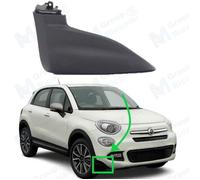 Spoiler Modanatura Baffetto Paraurti Nero Per Fiat 500X Anteriore Destro