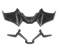 Spoiler Motocicletta Per MT 07 2021-2023 Accessori Moto Spoiler Anteriore Nero Naked Downforce Winglet Kit Ala Aerodinamica(Forging texture)