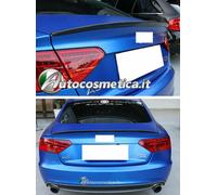 SPOILER NERO OPACO LAMA POSTERIORE BAULE TETTO PER AUDI A5 8T 8F 2007-2016