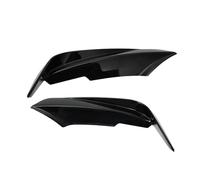 Spoiler pannelli laterali Per F30 F31 F35 320i 328i 330i 335i 340i 316d 318d MS&port 2012-2019 Kit Spoiler Splitter Laterale Paraurti Anteriore Copertura Fendinebbia(Coperchio superiore nero)
