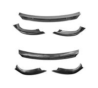 Spoiler paraurti anteriore auto 3Pcs/Set Car Front Bumper Protector Cover Lip Deflector Body Kit Splitter Diffuser Decorative Shell Fit For Tesla Model Y(Gloss Carbon Fiber)