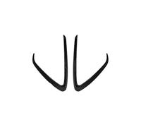 Spoiler Paraurti Anteriore Auto Paraurti Anteriore Spoiler Laterale Labbro Splitter Diffusore Tuning A Lama Antivento Per Ford Per Fiesta MK8 Pre-restyling 2018-2020(Gloss Black)