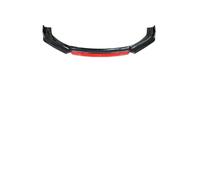 Spoiler Paraurti Anteriore Auto Per A3 Per A4 Per A5 Per A6 Per A7 B7 B8 S6 Per Quattro 2015-2021 Spoiler Anteriori Per Auto Paraurti Labbro Splitter Laterale Diffusore Kit(Carbon Look Red)