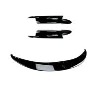 Spoiler Paraurti Anteriore Auto Per BMW Serie 3 M3 E90 E91 E92 E93 2006-2013 Paraurti Anteriore Splitter Diffusore Spoiler Accessori Body Kit Tuning(Lip BumperGlossBlack)