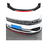 Spoiler Paraurti Anteriore Auto Per Lancer 2008-2017 Spoiler Laterale Splitter Diffusore Body Kit Guardie Deflettore Auto Anteriori 4PCS(Carbon Look Red)