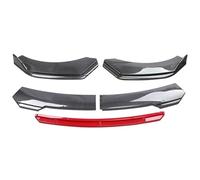 Spoiler Paraurti Anteriore Auto Per Land Per Range Per Rover Per Sport 2014-2022 Auto Paraurti Anteriore Del Corpo Spolier Labbro Mento Diffusore Splitter Diga Dell'aria Kit(Carbon Fiber Red)