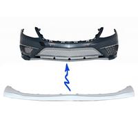 Spoiler paraurti anteriore cromato per Mercedes Classe S W222 2013-2017 S65 S63