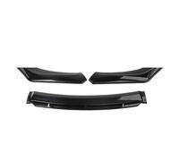 Spoiler paraurti anteriore in ABS per auto, per Audi A6 C6 S6 Cupra Splitter anteriore sotto il mento di ricambio kit anti-collisione per corpo, A/nero-nero brillante