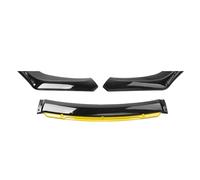 Spoiler paraurti anteriore in ABS per auto, per Golf 6 GTI/GTD splitter anteriore sotto il mento di ricambio anti-collisione kit corpo, D/giallo-nero brillante