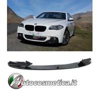 Spoiler paraurti anteriore labbro Carbon Look per BMW Serie 5 F10 F11 2010-2017