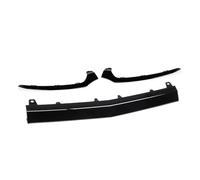 Spoiler Paraurti Anteriore Per Benz W205 C300 C400 C63 Per AMG 2015 2016 2017 2018 Paraurti Anteriore Inferiore Cromato/nero Modanatura Copertura Cromata(Black One Set)