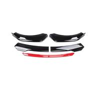 Spoiler Paraurti Anteriore Per Land Per Range Per Rover Per Sport 2014-2022 Auto Paraurti Anteriore Del Corpo Spolier Labbro Mento Diffusore Splitter Diga Dell'aria Kit(Black Red)
