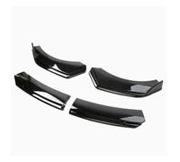 Spoiler Paraurti Anteriore Spoiler Per A6 S6 C6 4F Per TDI Per FSI Per S-Line 2004-2011 Paraurti Anteriore Lip Spoiler Splitter Diffusore Retroft(Nero)