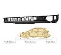 SPOILER PARAURTI ANTERIORE VW TIGUAN DAL 2016 ANGOLO D'ATTACCO 16Â°