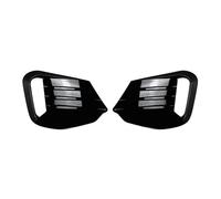 Spoiler Paraurti Auto 2 Pezzi Paraurti Anteriore Nero Lucido Spoiler Laterale Griglia Decorativa Compatibile Con La Serie 3 G20 G21 LCI M 2023-2024(Gloss Black)