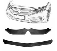 Spoiler Paraurti Lip Frontale Frontale Per Mercedes C V-Tipo Carbon Look