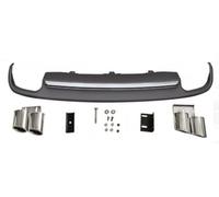 Spoiler Paraurti Post+kit Codolini Marmitte Per Audi A4 2011- Mod S4