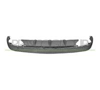 Spoiler Paraurti Post. Nero/goffrato, Scarico Doppio E Class Coupe /cabrio 13/17