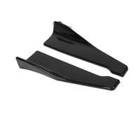 Spoiler Paraurti Posteriore Auto In Carbonio Nero Lucido Protezione Angolare Universale, Diffusore, Splitter Estensione Gonna Laterale Antigraffio Alettoni Laterali Auto(Side skirt BK)