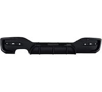 Spoiler Paraurti Posteriore Nero Diffusore Sinistro Doppio Scarico Pianoforte Spoiler posteriore per auto