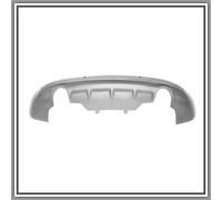 Spoiler Paraurti Posteriore Nero Goffrato-Con Fori Pdc-Supporti-Con Scarico Sing