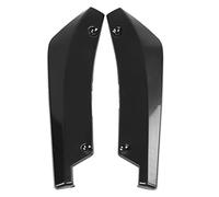 Spoiler per Auto, 1 Paio di Alette per Labbro dello Spoiler del Diffusore del Canard del Paraurti Posteriore Modificato per Auto Universale in Fibra di Carbonio (Nero)
