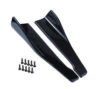 Spoiler per auto 1 paio di protezioni per paraurti posteriori per auto, per labbra laterali per, per angolari(Carbon)