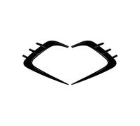 Spoiler Per Bagagliaio Per Ford Per Fiesta MK8 MK8.5 2018+ Spoiler Posteriore Splitter Presa D'aria Copertura Canard Laterali Kit Carrozzeria 2X Boot Tronco Tetto Coda