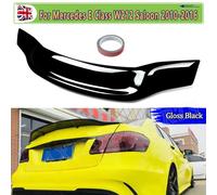 Spoiler per bagagliaio per Mercedes Classe E W212 E200 E300 E400 E500 E63 2010-2016 Nero lucido Posteriore Ducktail PSM High Kick Boot Spoiler