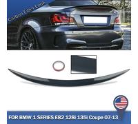 Spoiler per bagagliaio posteriore per auto adatto per BMW E82 128i 135i Coupe 2007-2013 Look in fibra di carbonio Coperchio per bagagliaio posteriore Spoiler Ala Pinna di coda carbon look