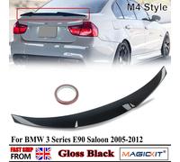Spoiler per bagagliaio posteriore PER BMW SERIE 3 E90 SALOON 316d 318i 325d 335d 2005-2012 M4 STILE Spoiler per bagagliaio posteriore NERO LUCIDO gloss black