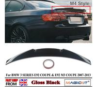 Spoiler per bagagliaio posteriore per BMW Serie 3 E92 COUPE 320d 330d 325i 335i E92 M3 M4 STILE spoiler per bauletto posteriore LIP WING NERO lucido