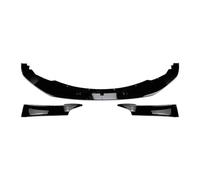 Spoiler Per BMW Serie 1 F20 F21 Sport M135i 2012-2015 Pre-facelift Paraurti Anteriore Splitter Spoiler Diffusore Protezione Body Kit Tuning Diffusore(1 Set Gloss Black)