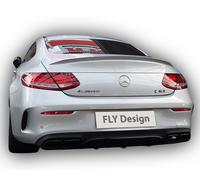 Spoiler Per Mercedes-AMG C 63 Coupé C205 Spoiler Nero Lucido Design Slim