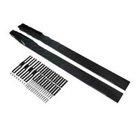 Spoiler Per Minigonne Laterali Da 78,7" Per Toyota Mr2 1985-1995, Kit Di Estensione Per Paraurti, Nero Minigonne Laterali Auto(Fibra di carbonio)