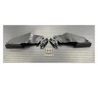 Spoiler per Motocicletta Carenatura Spoiler Laterale Regolabile Con Specchietti Retrovisori Per Suzuki Per GSXR 600 750 1000 Per GSX650F Per GSX1300R Accessori(Nero)