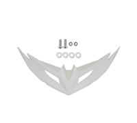 Spoiler per Motocicletta Estensione Cono Copertura Naso Becco Parafango Ruota Anteriore Per Versys 650 Per KLE650 Per LE650E 2015-2021 Ala Aerodinamica(Bianco)