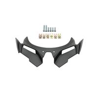 Spoiler per Motocicletta Per Ninja Per ZX25R Per ZX4R 2023 2024 Becco Naso Cono Estensione Copertura Extender Cowl Ruota Anteriore Parafango Ala Aerodinamica(Nero)